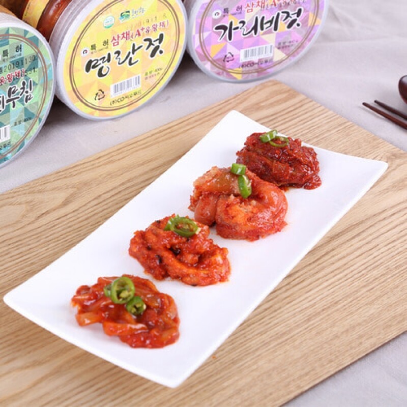 씨오씨오,(특가할인)[씨오푸드]삼채(A+유황채)젓갈B세트