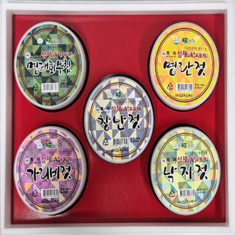 씨오씨오,[씨오푸드]삼채(A+유황채)젓갈C세트-1